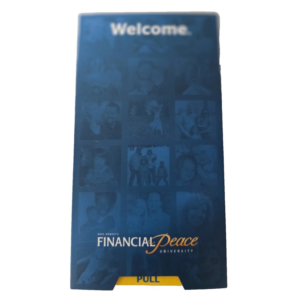 New Dave Ramsey's Financial Peace University FPU Welcome Kit W/Pencil Eraser